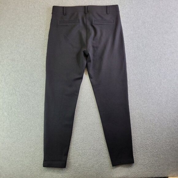 Betabrand Pants Womens Large Petite Black Pull On Tapered Leg Mid Rise Dress - Picture 15 of 16